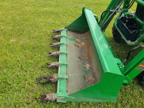 2017 John Deere 2025R Tractor with Loader, Tiller